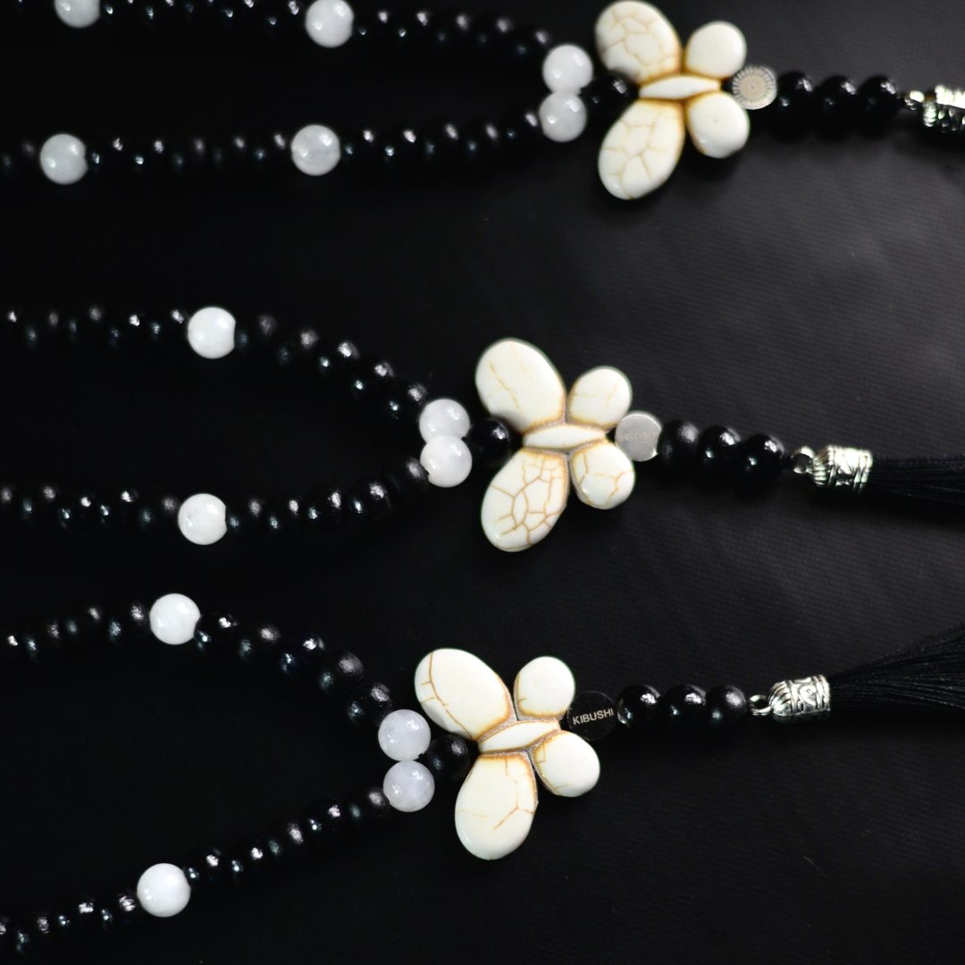 Halsband med Naturpärlor & Bergkristall