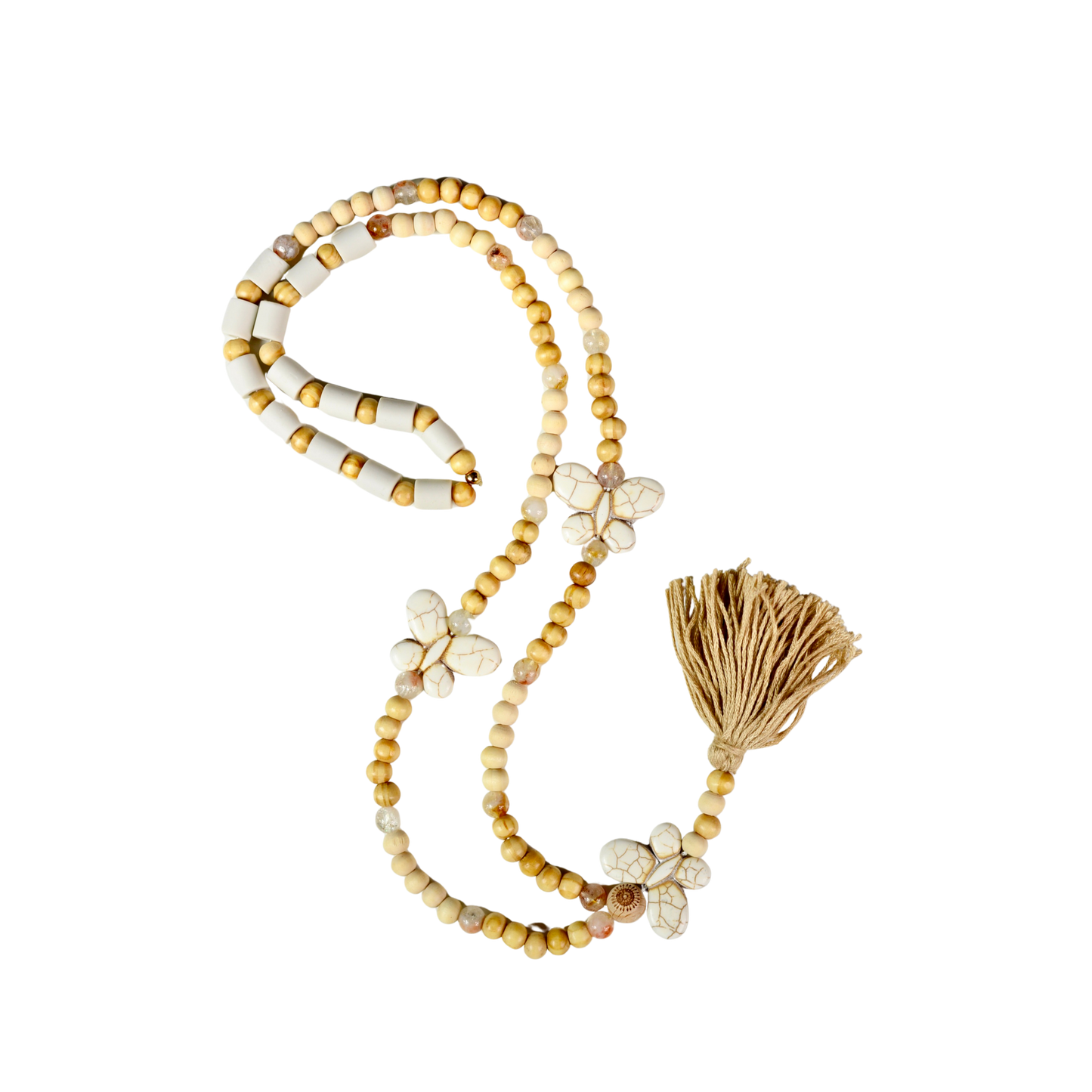 Halsband med Naturpärlor & Citrin