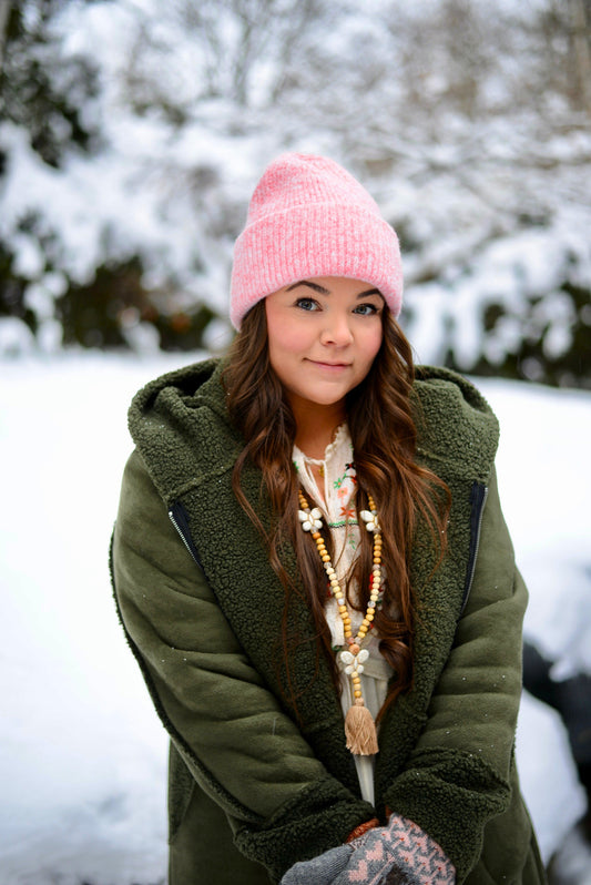 Halsband med Naturpärlor & Citrin