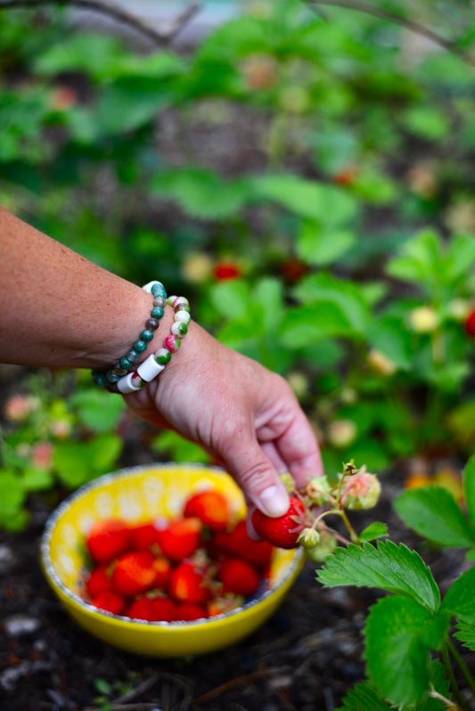 Vattenmelon turmalin