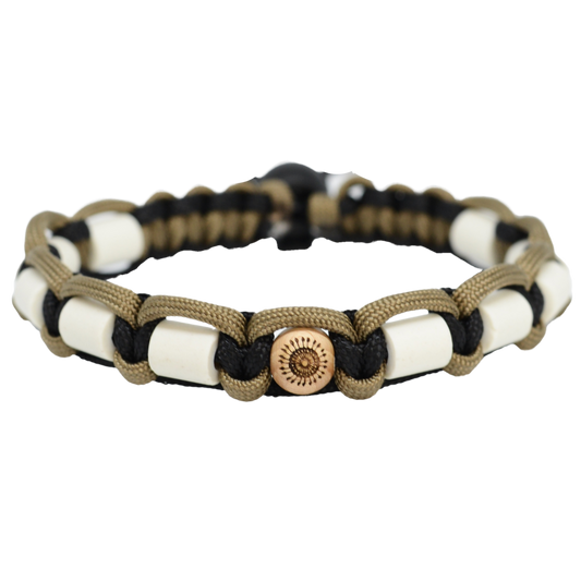 DJURHALSBAND KHAKI/SVART