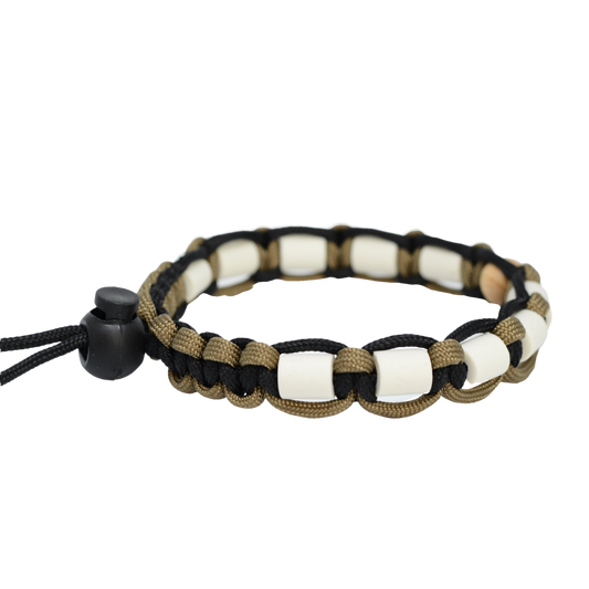 DJURHALSBAND KHAKI/SVART
