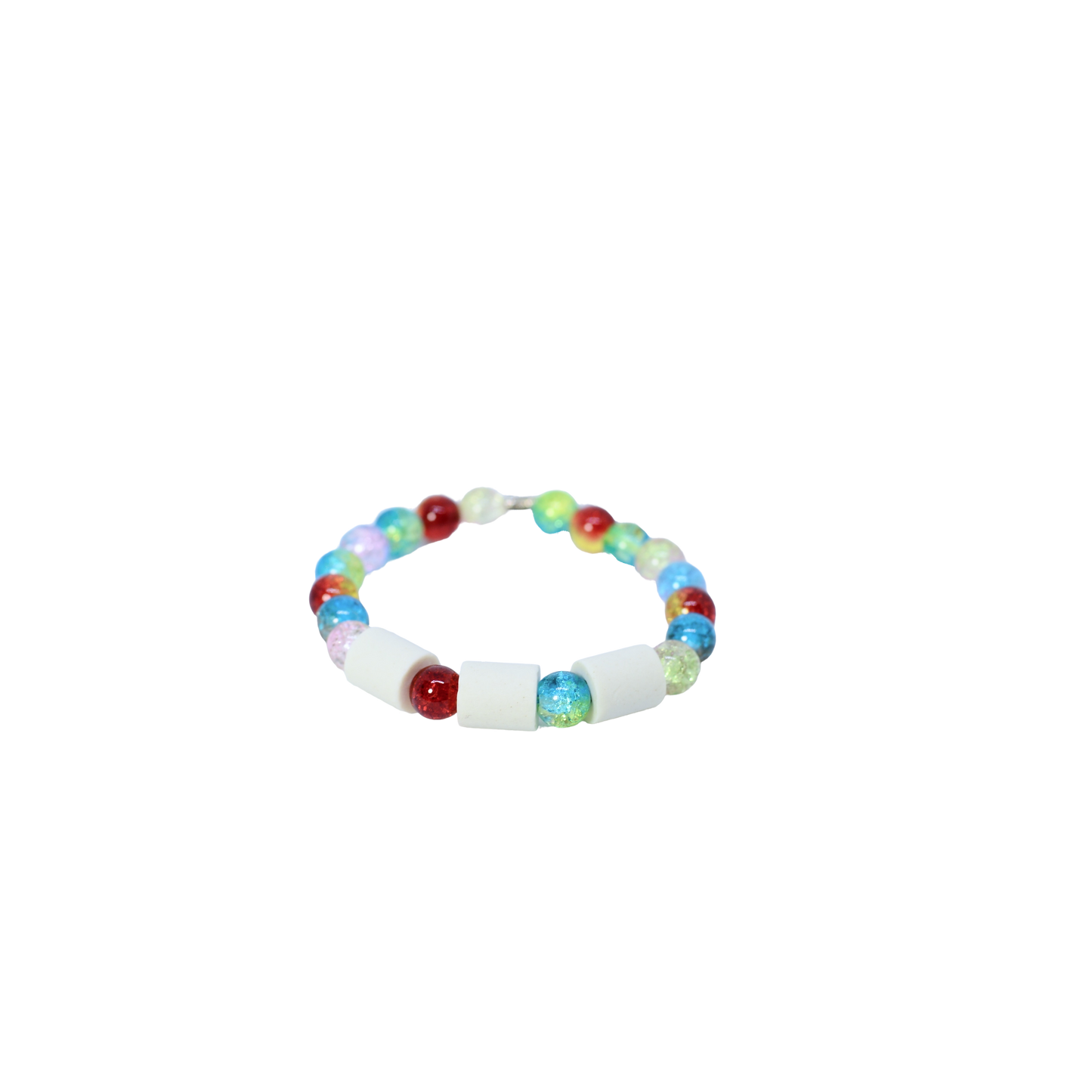 Armband med glaspärlor 8mm