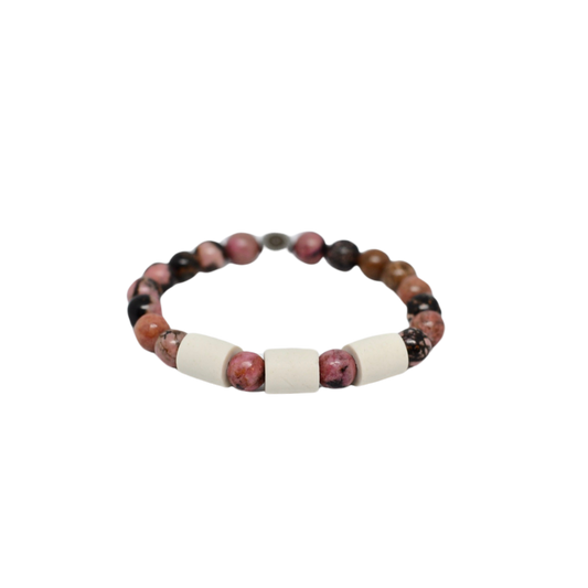 Rhodonite mörkrosa 8mm