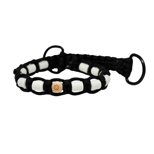 Djurhalsband med D-ring – Classic Black