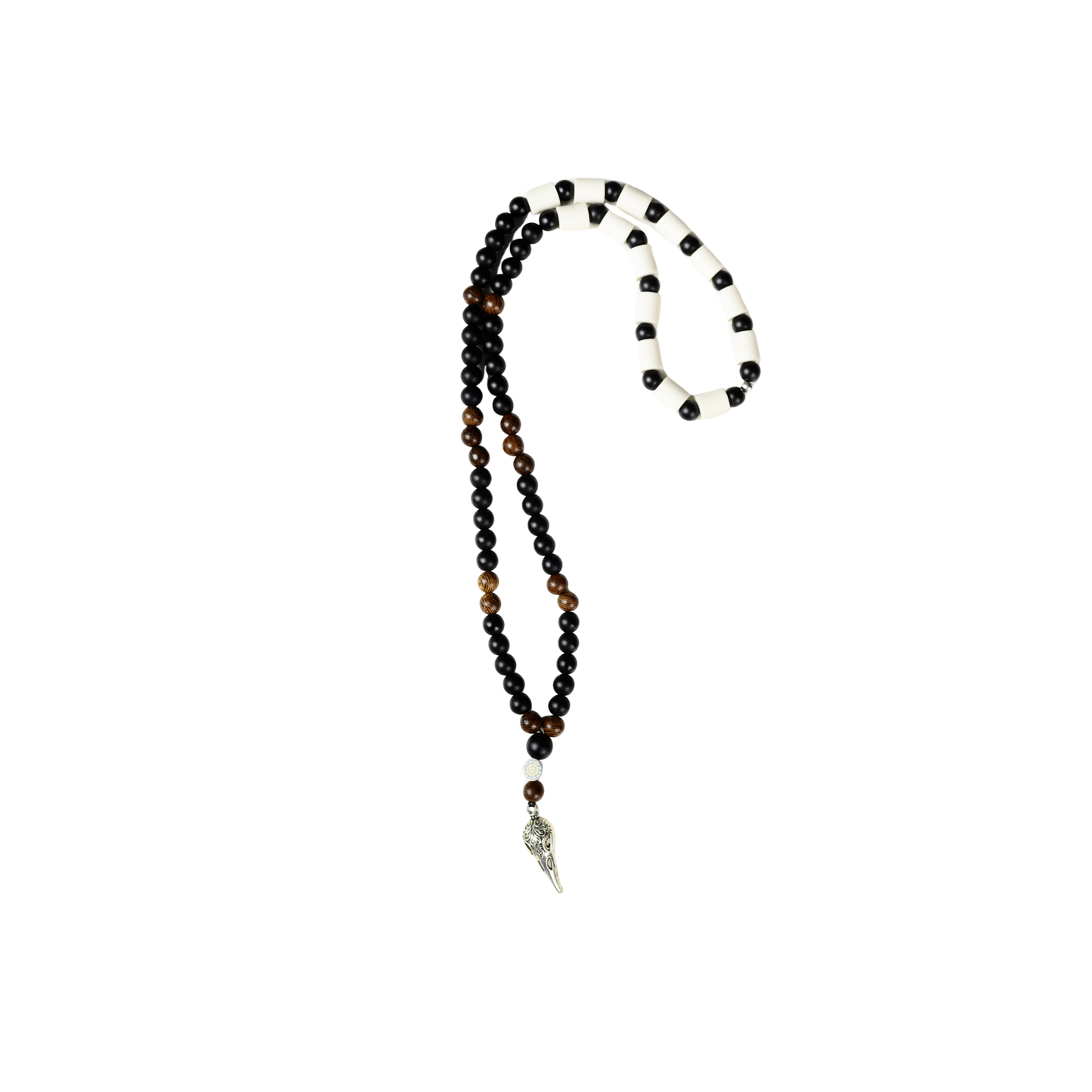 Halsband Korp med naturpärlor