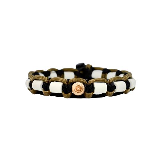 DJURHALSBAND KHAKI/SVART