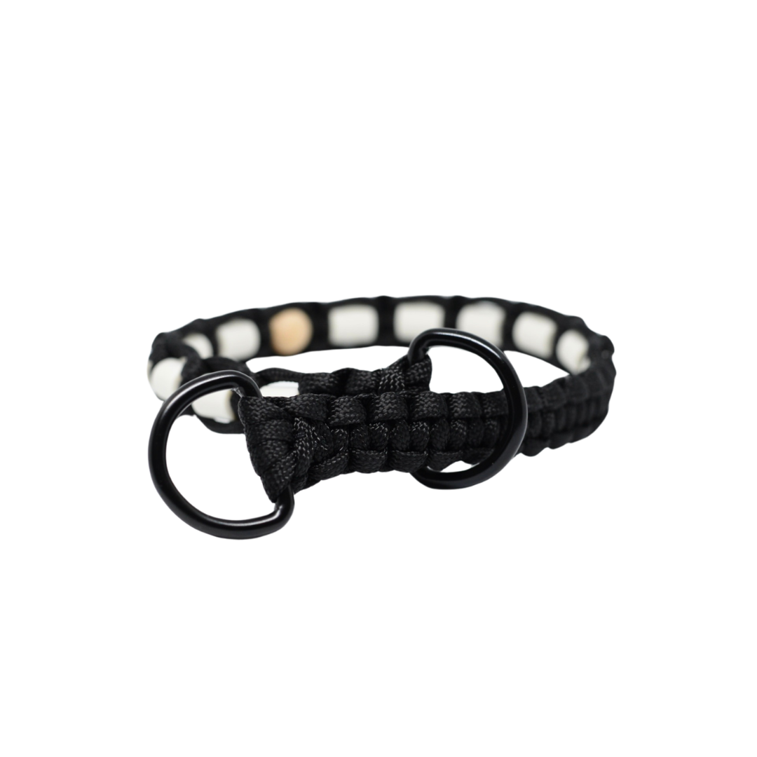 Djurhalsband med D-ring – Classic Black