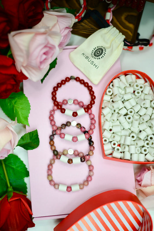 Rhodonite Svart/Rosa