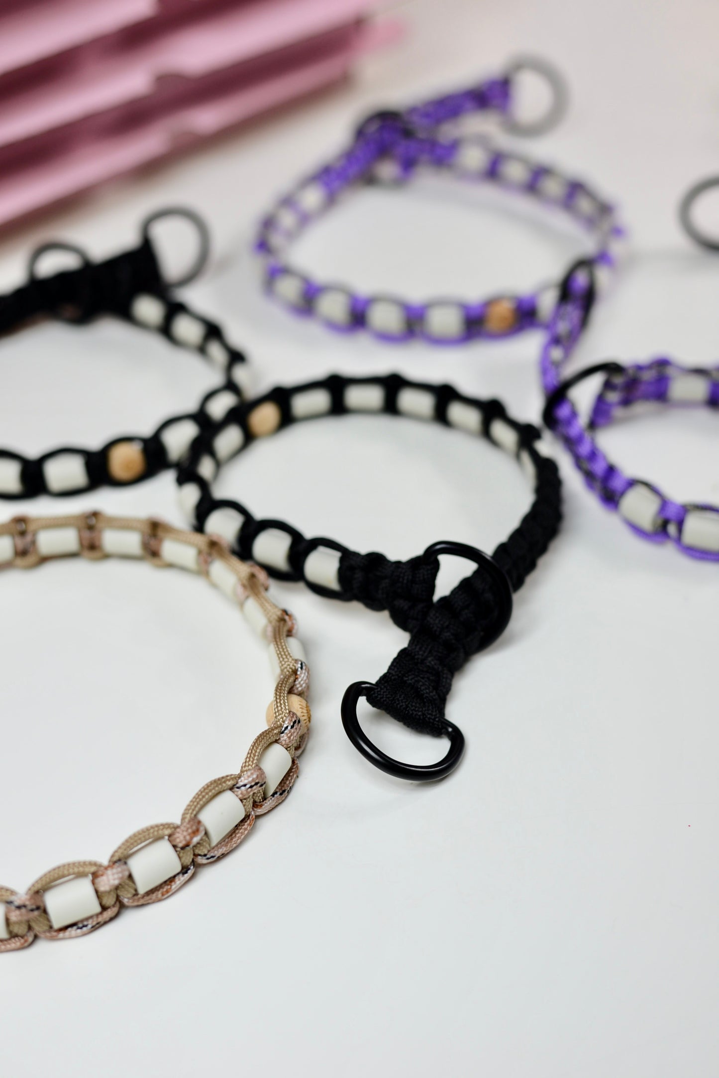 Djurhalsband med D-ring – Classic Black