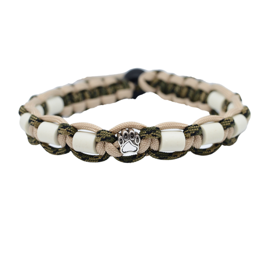 DJURHALSBAND - BEIGE MED CAMO